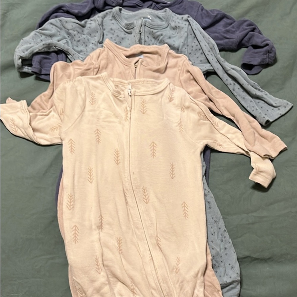 Onesie double zipper wardrobe 3-6mo